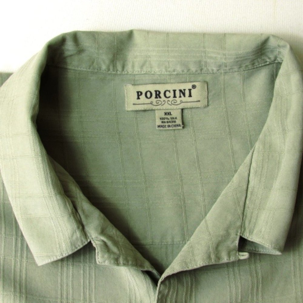 Porcini Men's Size XXL Casual S/S Shirt / RTL $49